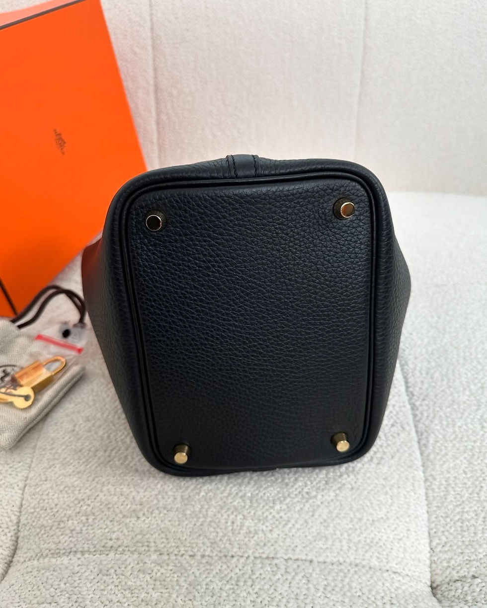 Thumbnail: Hermes Full Set Picotin 18 Noir GHW (2023)