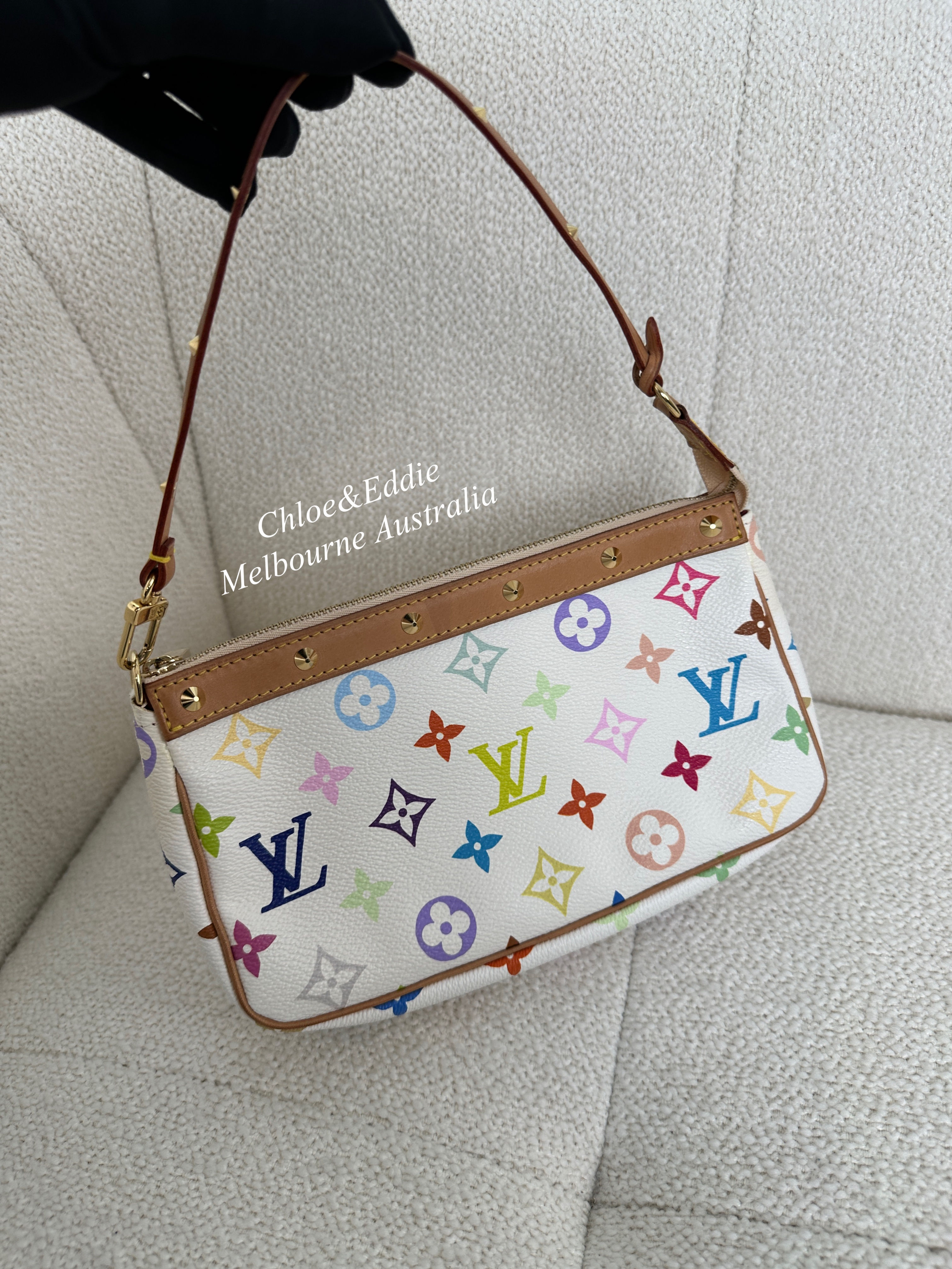 Louis Vuitton Vintage Murakami Pochette (2003)