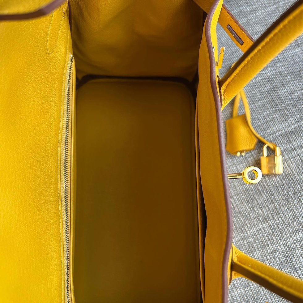 Thumbnail: Hermes Birkin 30 Jaune Amber GHW C Stamp