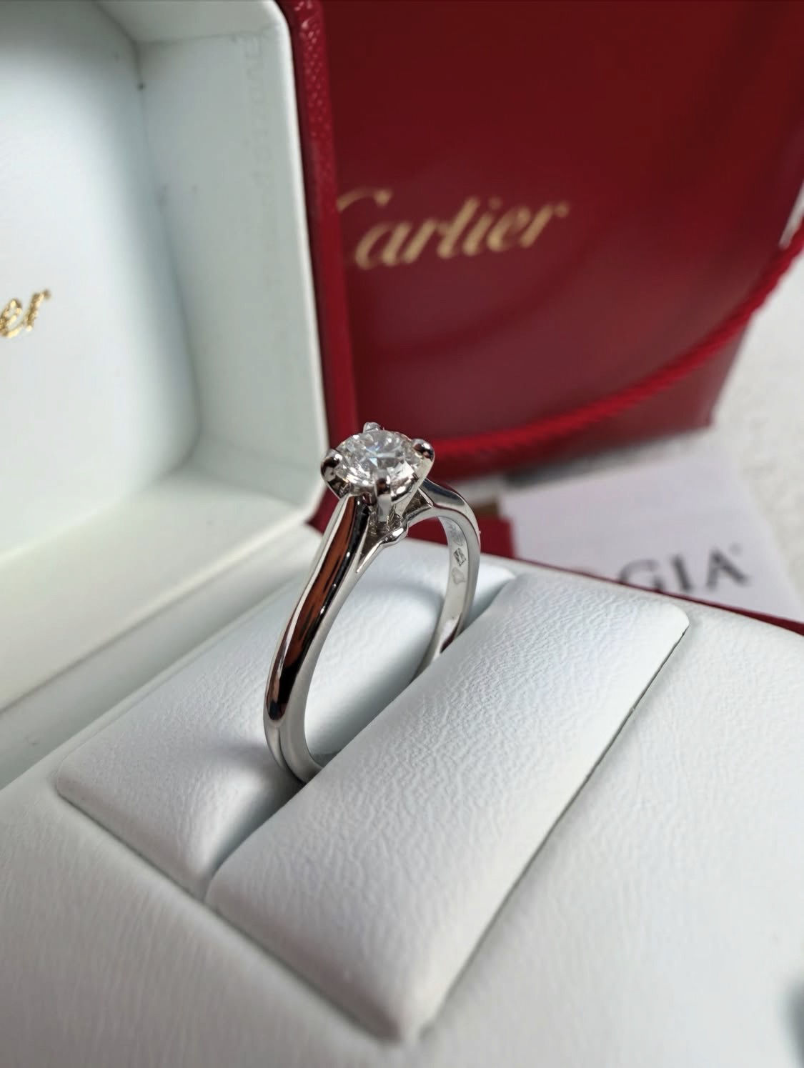 Cartier 1895 Solitaire Brilliant-Cut Diamond White Gold (2019)