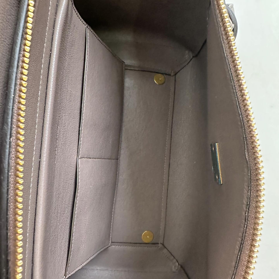 Thumbnail: Celine Mini Belt Bag Dark Taupe GHW