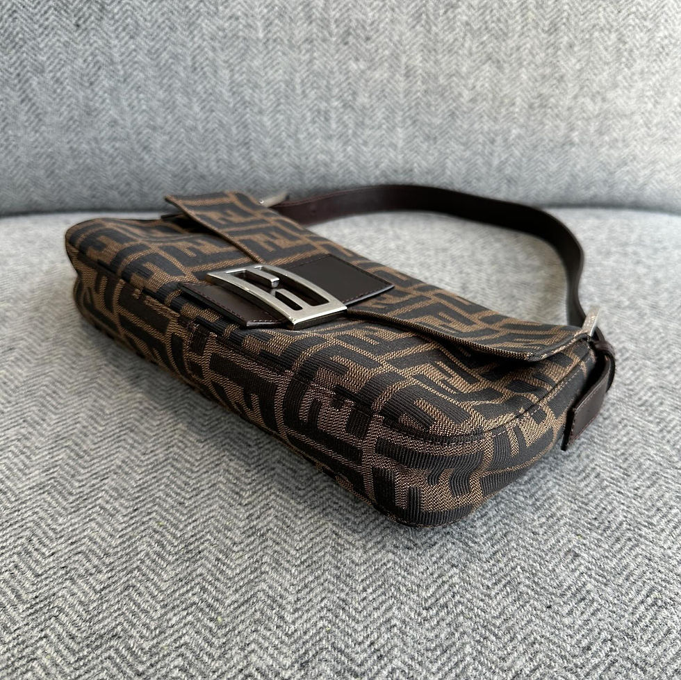 Thumbnail: Fendi Vintage Zucca Baguette SHW