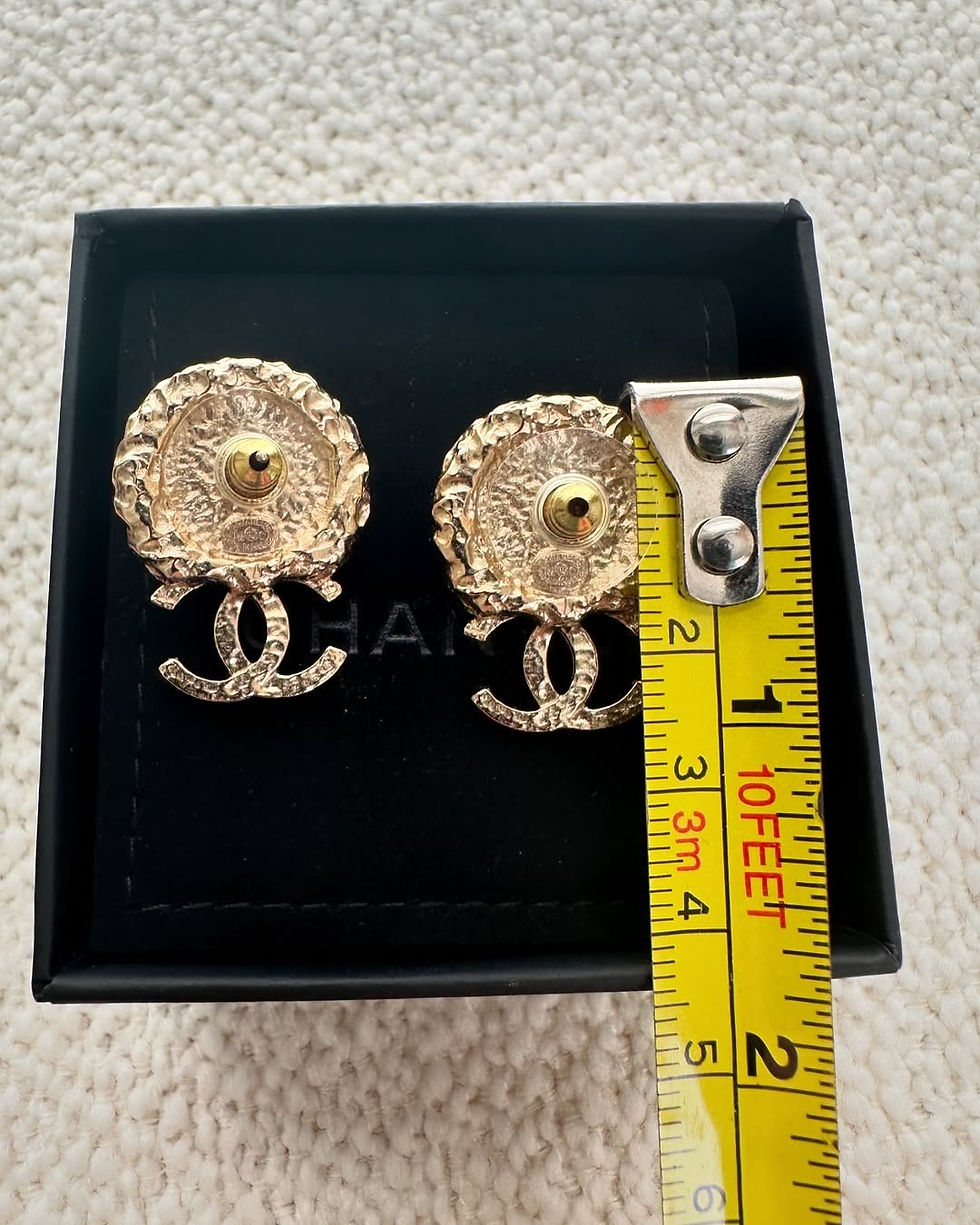 Thumbnail: Chanel CC Earrings Costume Jewelry