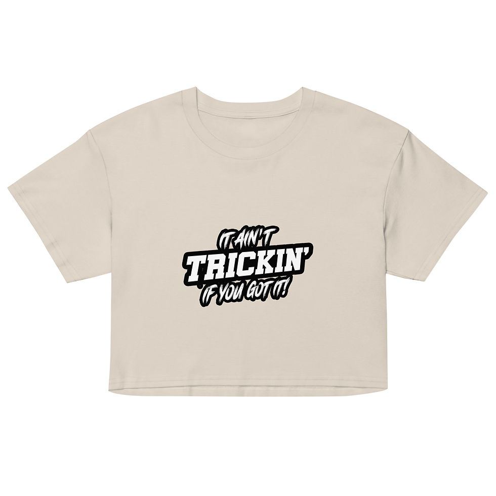 Thumbnail: Women’s Trickin' Crop Top Tee