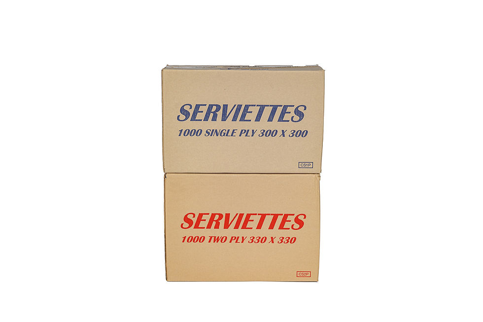 Serviettes 1 & 2 Ply