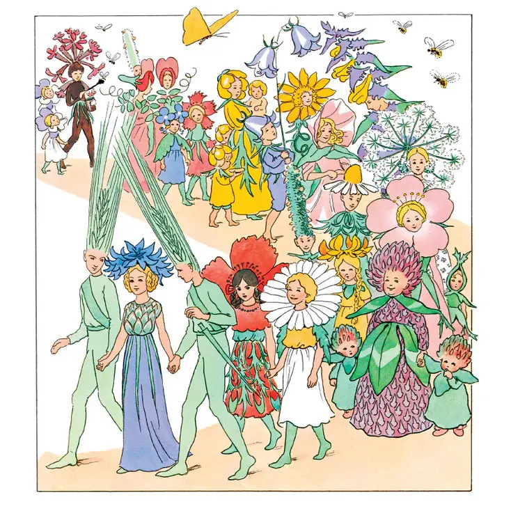 Thumbnail: The Art of Elsa Beskow: 20 Pull-Out Frameable Prints- Lovely!!