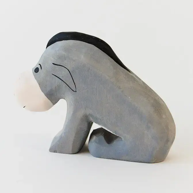 Miniatura: Wooden Eeyore Inspired by Winnie the Pooh from Sarah's Silks