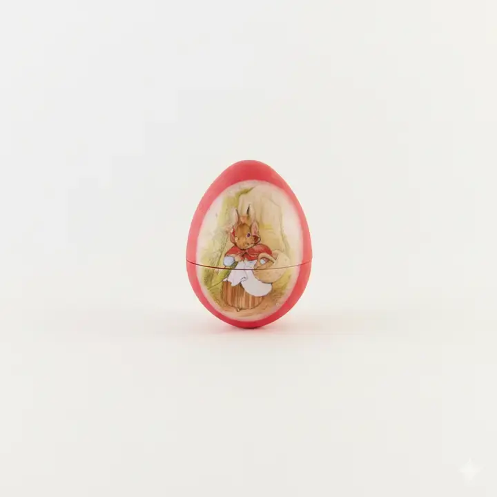 Minijatura: Beatrix Potter Paper Mache Eggs from Sarah's Silks