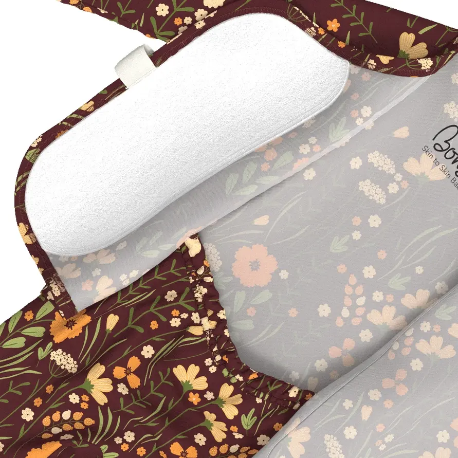 Thumbnail: Autumn Meadow - Bonsie Skin to Skin Footie Romper - (0-3 Months)