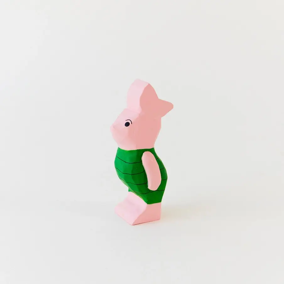 Miniatura: Wooden Piglet Inspired by Winnie the Pooh from Sarah's Silks
