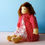 Thumbnail: Red Polka Dot Coat and Dress Set for Dress-Up Doll from Nanchen