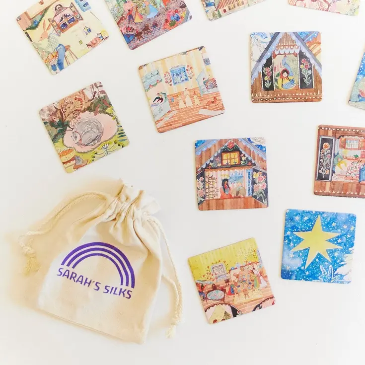 Miniatură: Christmas in the Dollhouse Seek & Find Playsilk