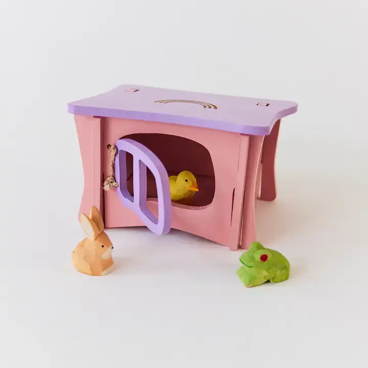 Miniatúra: Wooden Painted Chick from Sarah's Silks