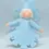 Thumbnail: Blue Snowflake Princess Light Skin Handmade Waldorf Seasonal Doll Ornament