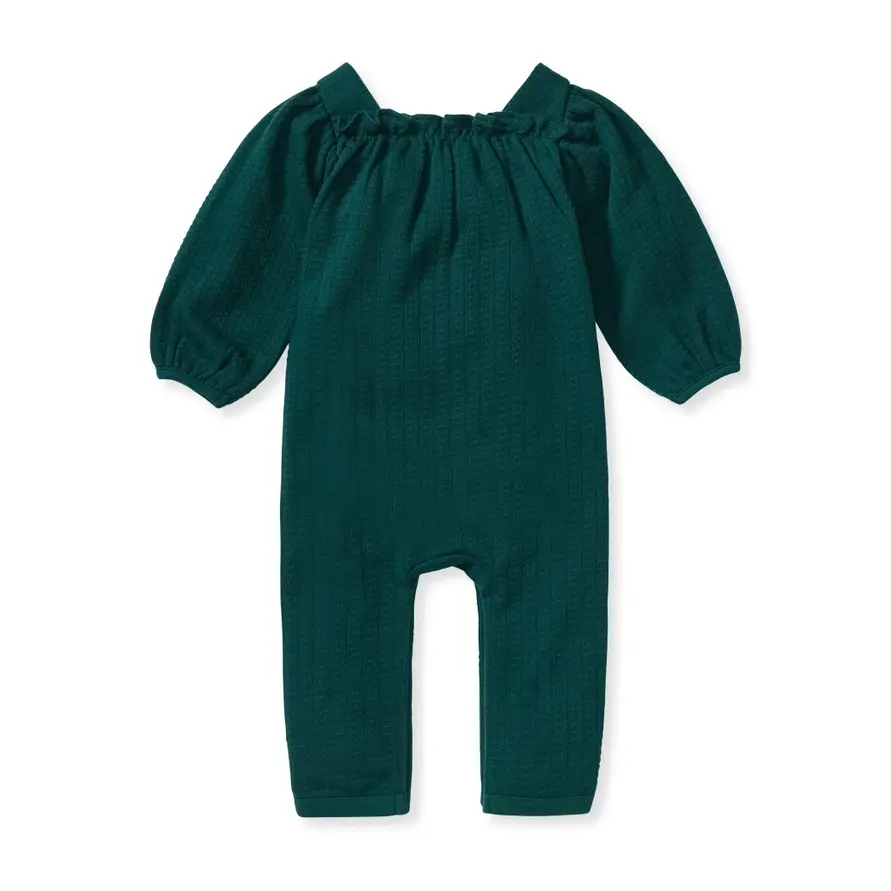 Miniatura: Dotted Rib Organic Jumpsuit (Ponderosa Pine) from Burt's Bees Baby