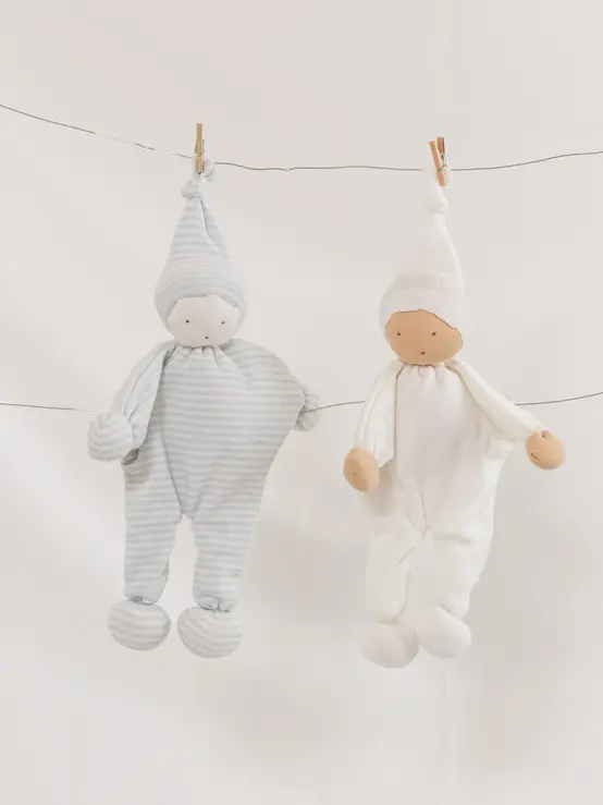 Thumbnail: Baby Buddy Lovey -Blue Stripe from Under the Nile