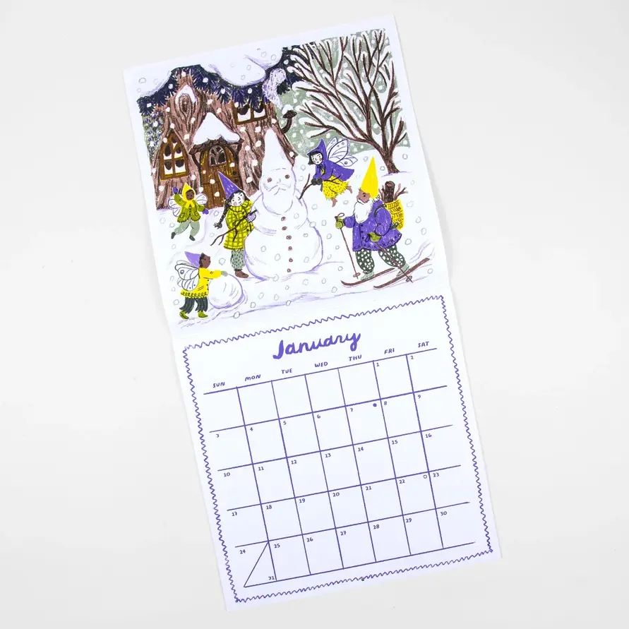 Miniatura: Phoebe Wahl Fairyland 2027 Wall Calendar