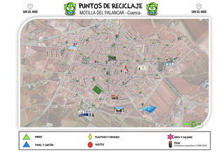 MAPA PUNTOS DE RECICLAJE DE NUESTRA LOCALIDAD