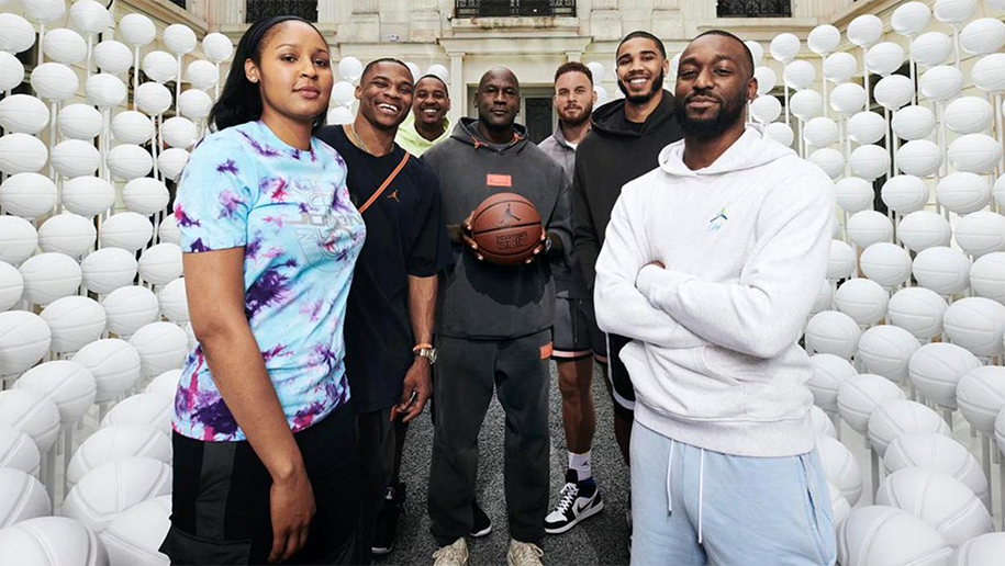 Các VĐV của Jordan Brand hội tụ tại Paris mùa hè năm 2019. |JP88