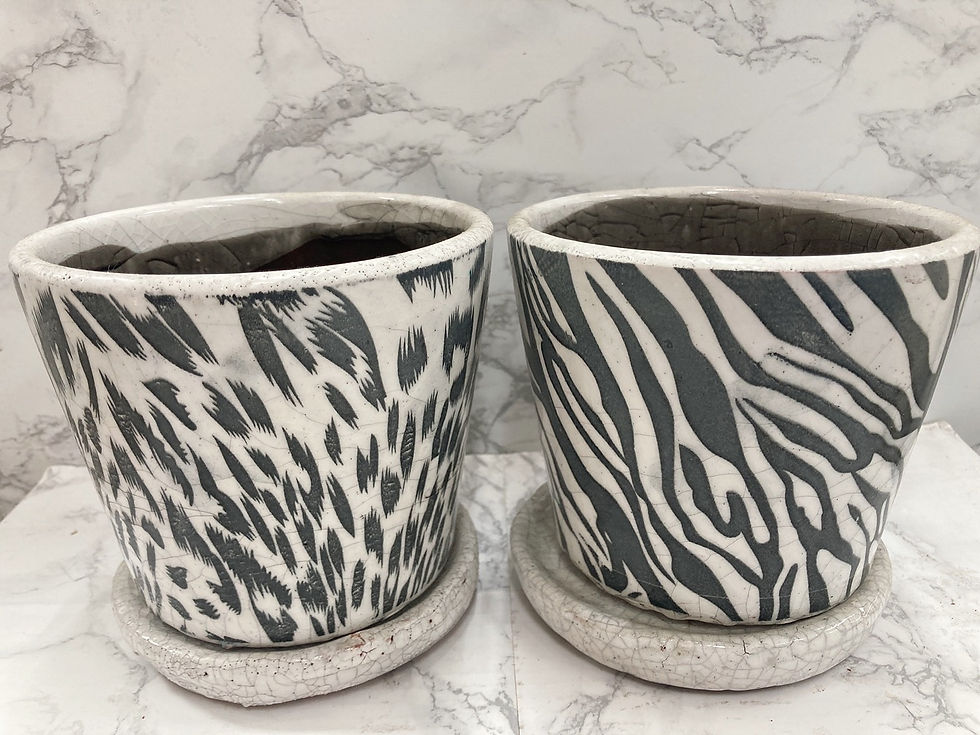 サムネイル： アニマル柄鉢カバー