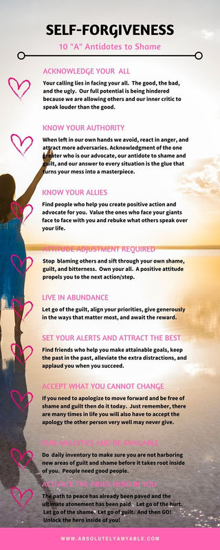 10 antidotes to shame your self forgiveness worksheet pdf
