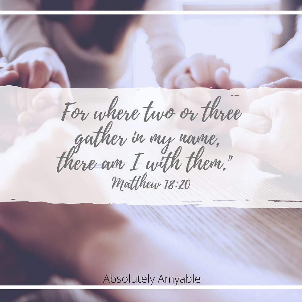 Holding Hands Praying Matthew 18:20 Absolutely Amyable
