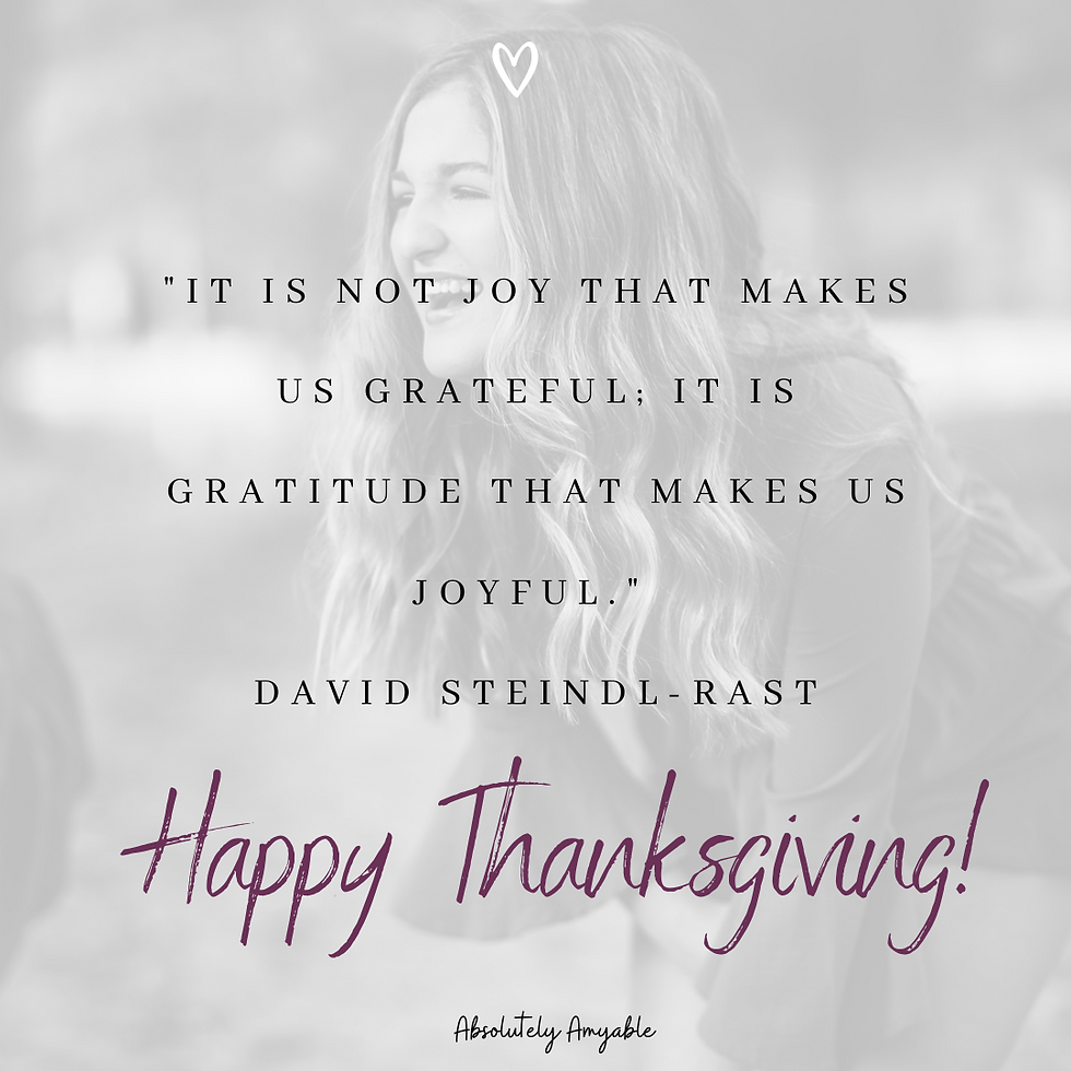 Joy Gratitude Quote Black and White Girls Laughing