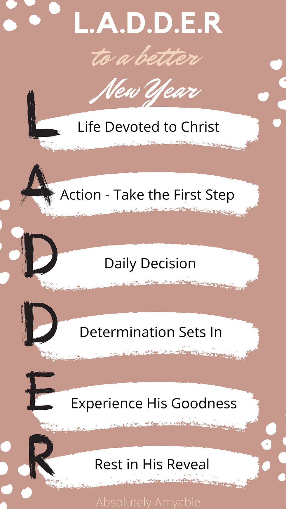 Ladder Infographic Absolutely Amyable