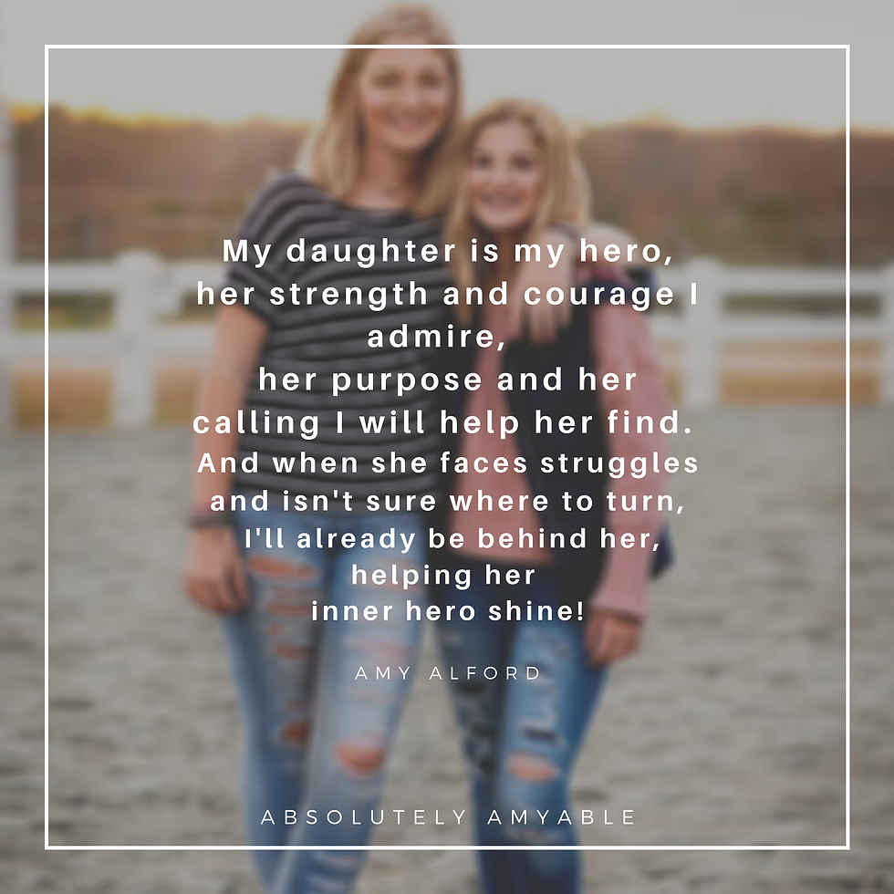 Daughter Hero Courage Bravery Girls Sunset Fall Absolutely Amyable