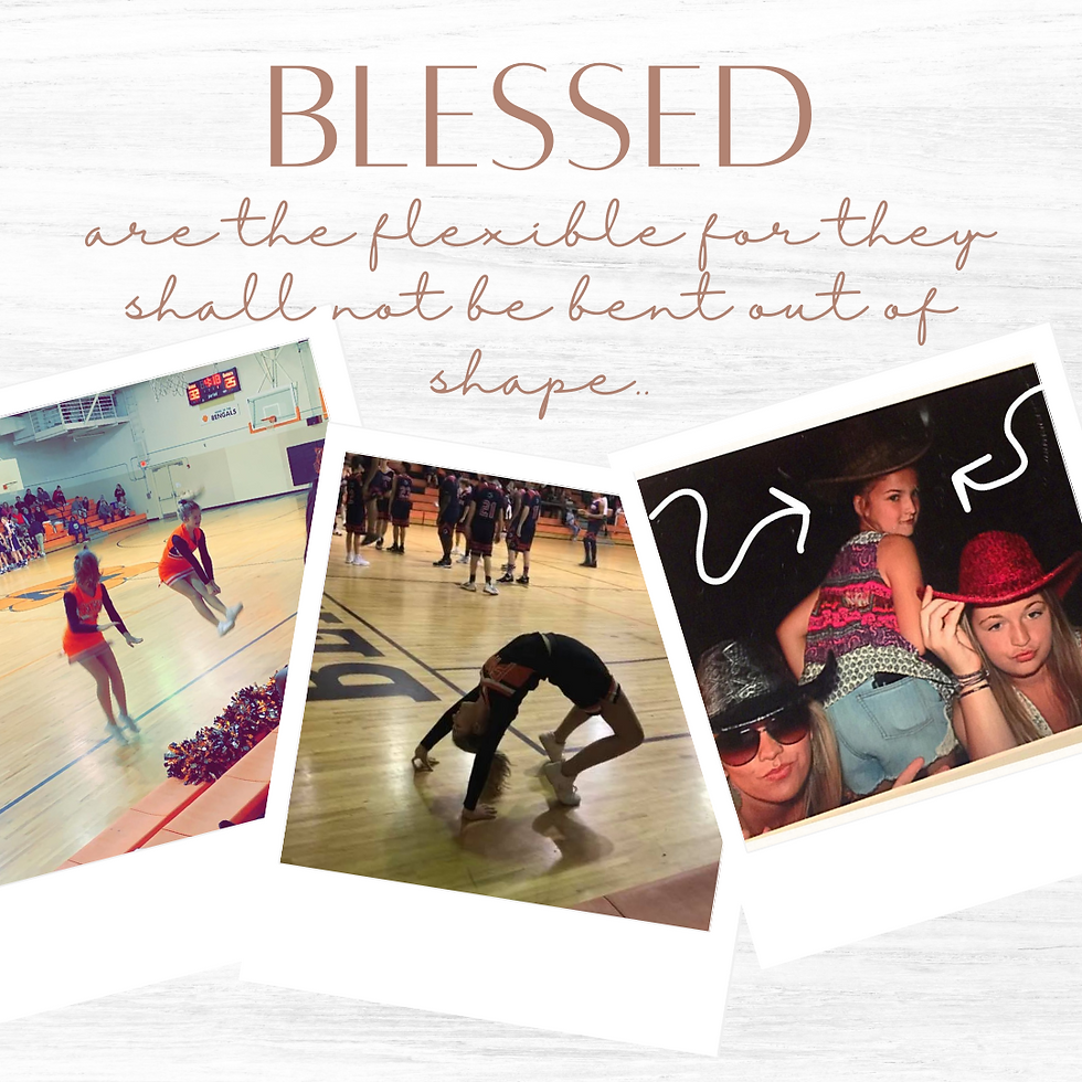 Blessed Girl Flexible Sports Pictures