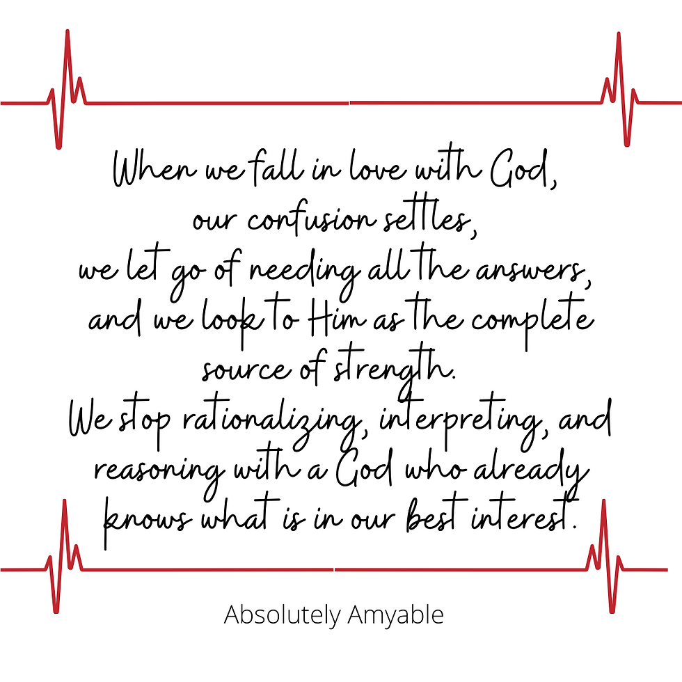 EKG Strip Fall In Love With God Absolutely Amyable Quote