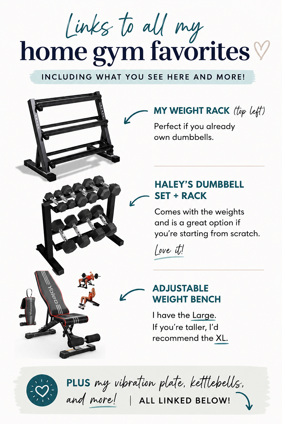AMY ALFORD THE GLUCOSE NURSE HOME GYM FAVORITES FROM AMAZON LINKED