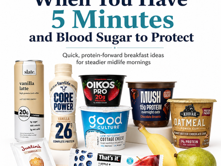 Blood Sugar Friendly Breakfasts for Busy Mornings -- PFF Before You Leave the House