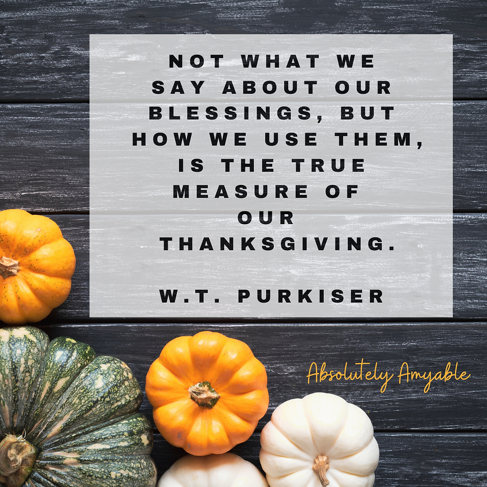 Thanksgiving Quote Pumpkins