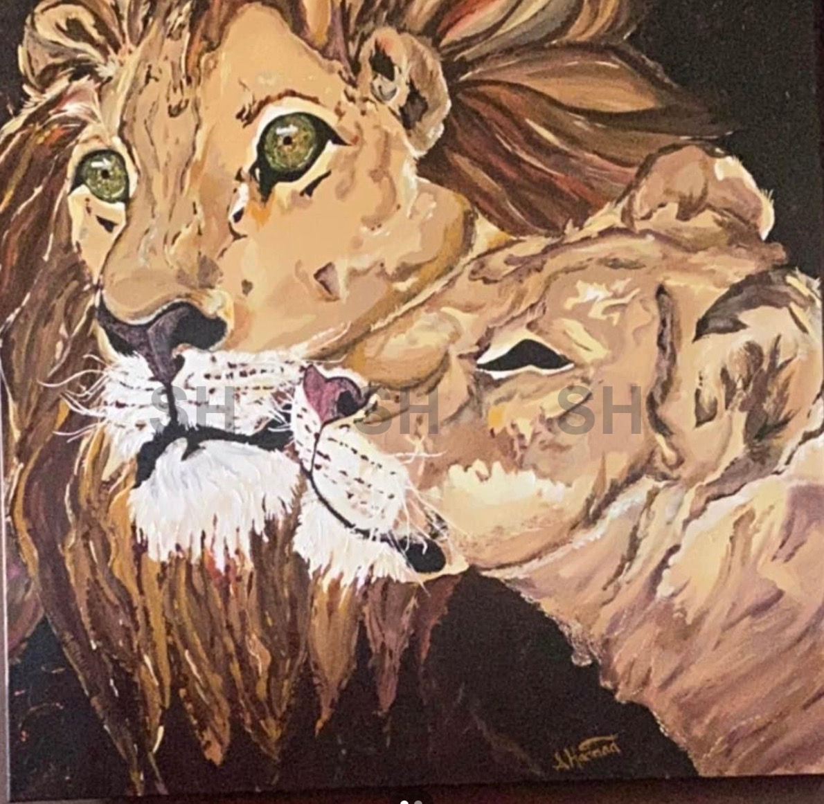 The Queen & her King ; Dynamic Duo (Lg Print)