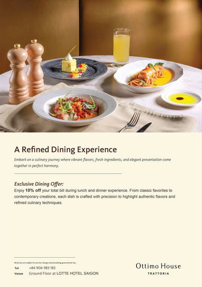 [Promotion] January Special Offer from LOTTE HOTEL SAIGON