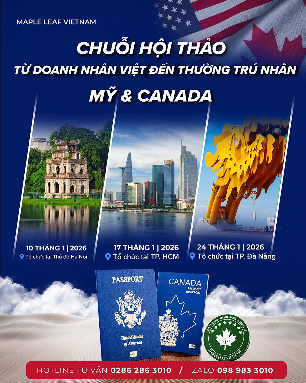 [MEMBER NEWS] US & CANADA IMMIGRATION SEMINAR SERIES 2026: STRATEGIC PATHWAYS FOR VIETNAMESE BUSINESSPEOPLE