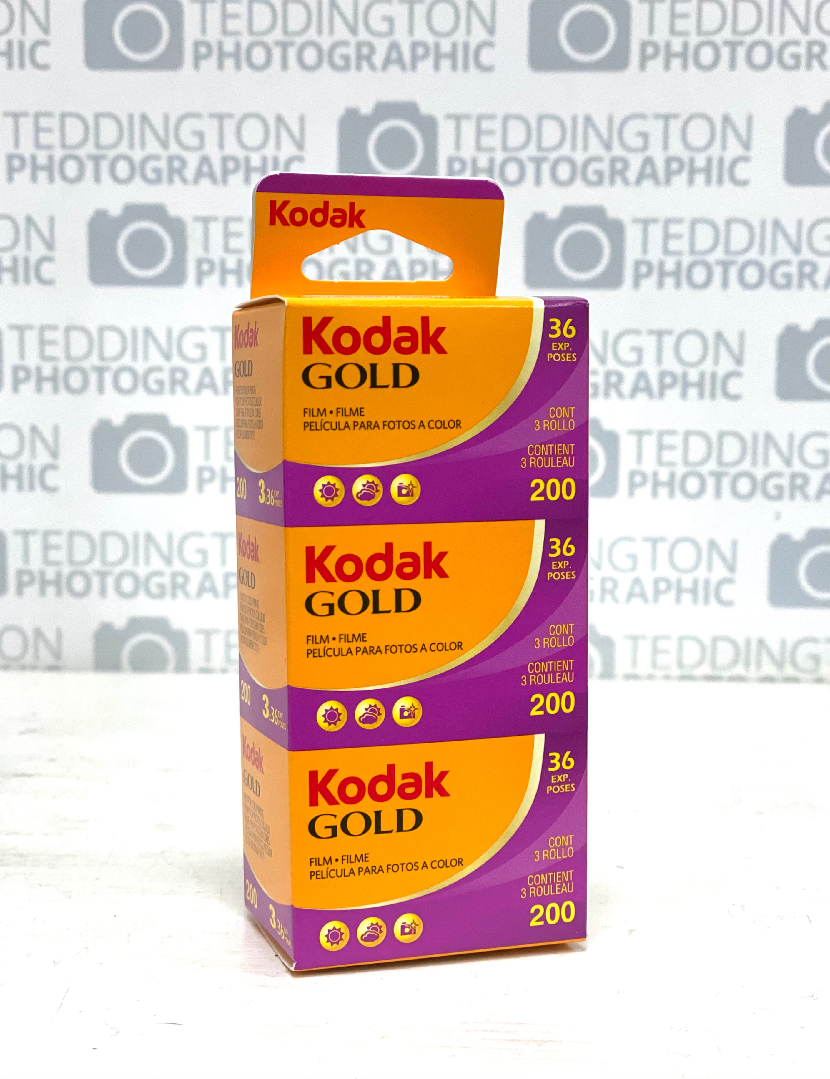 Kodak GOLD 200 35mm 36 Exposure Triple Pack - Dated Jan’26