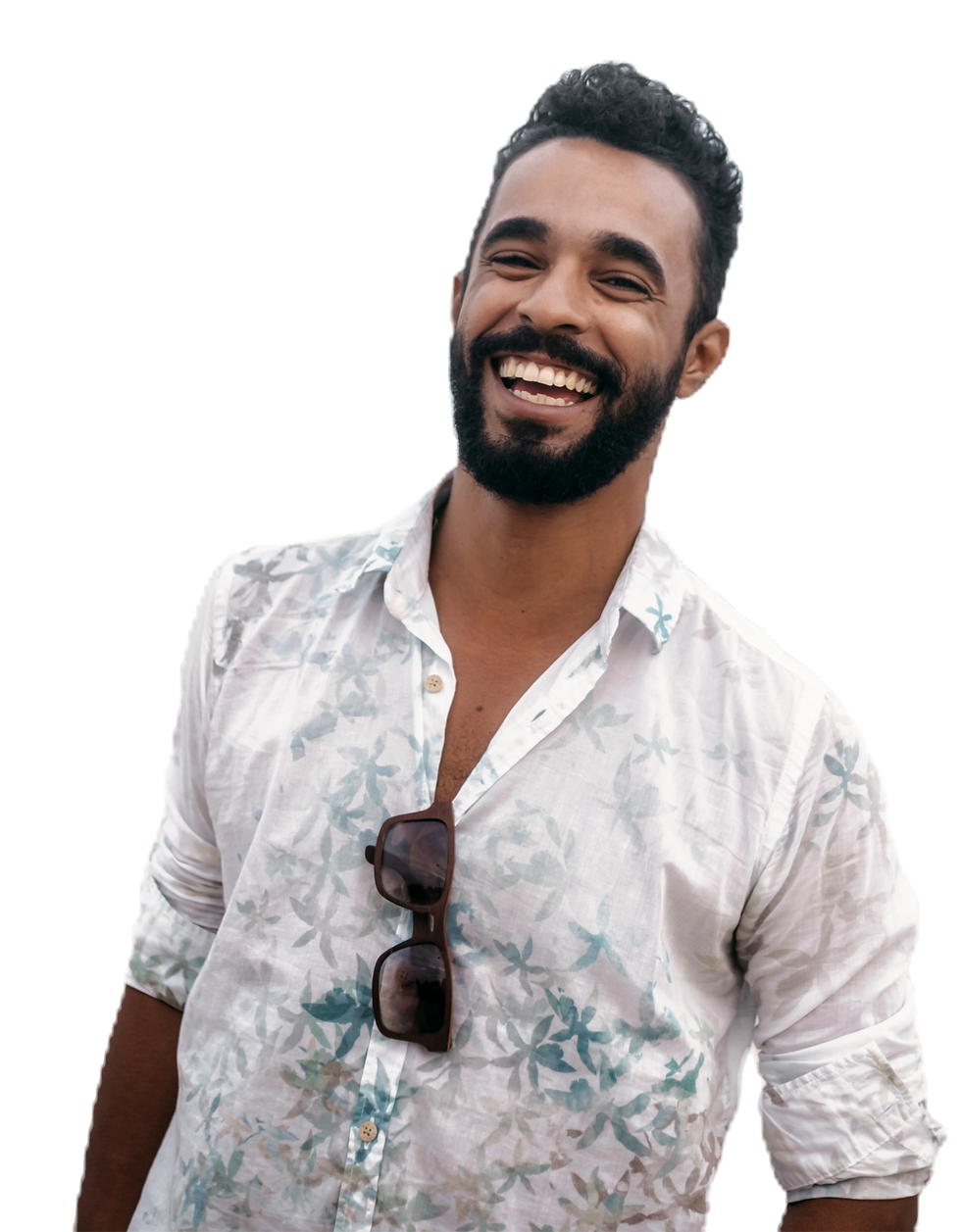 Homem feliz