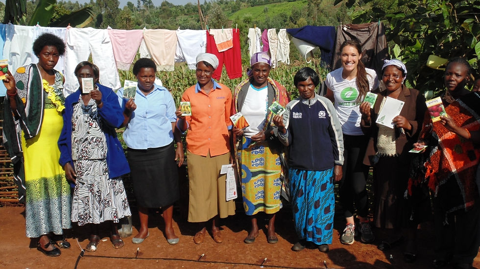 Women can grow a variety of crops with drip-irrigation