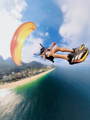 Discover what it truly feels like to paraglide in Rio de Janeiro with querovoar.net, the city’s #1 paragliding and hang-gliding experience. Soar over Pedra Bonita, São Conrado Beach, and Christ the Redeemer — an adventure beyond imagination.
