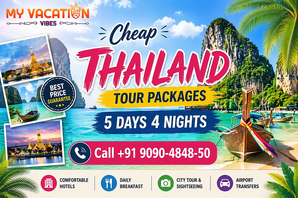Cheap Thailand Tour Packages - 5 Days 4 Nights