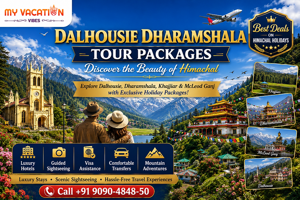 Book Your Dream Dalhousie Dharamshala Tour Package Today