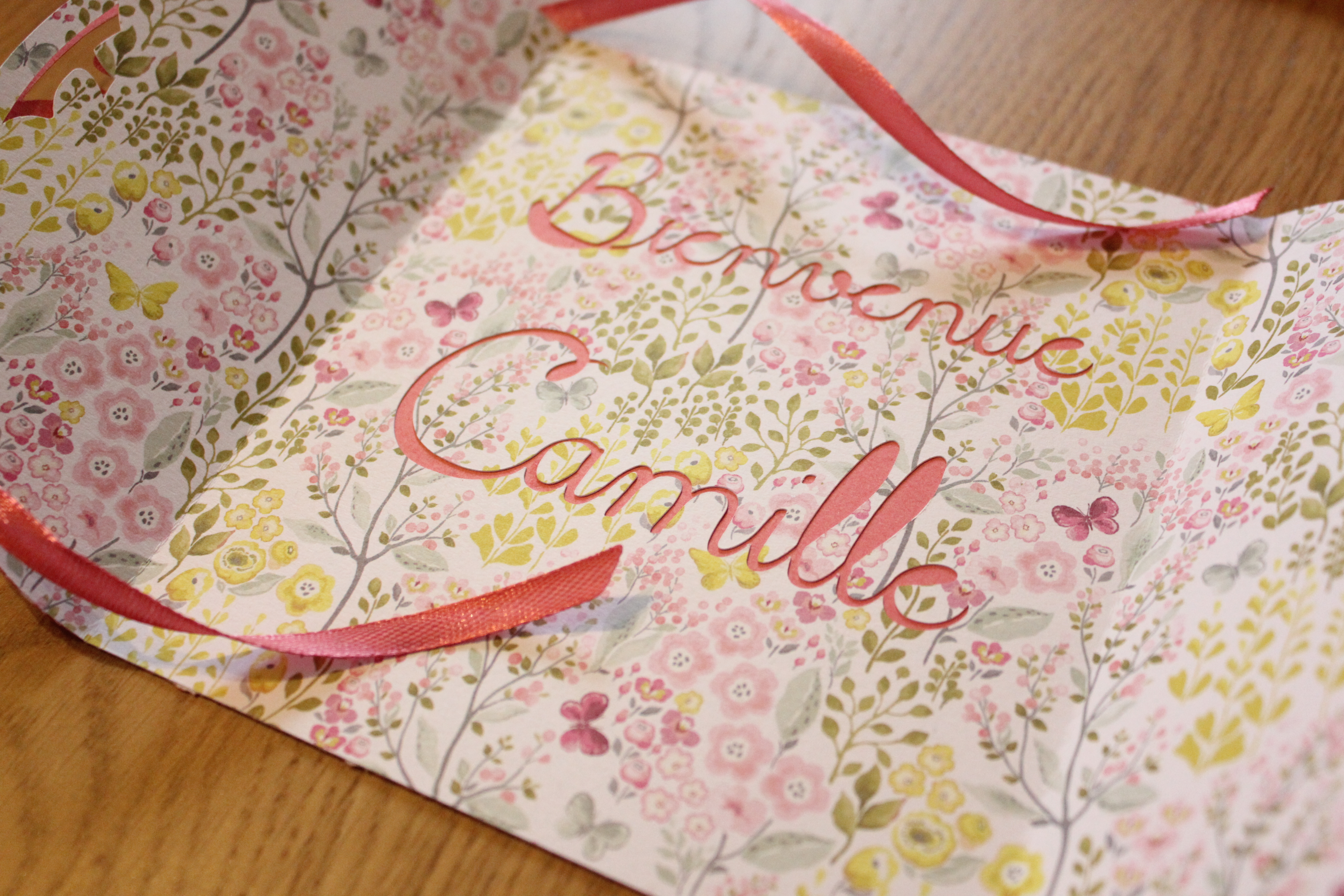 Faire-part ou carte de bienvenue