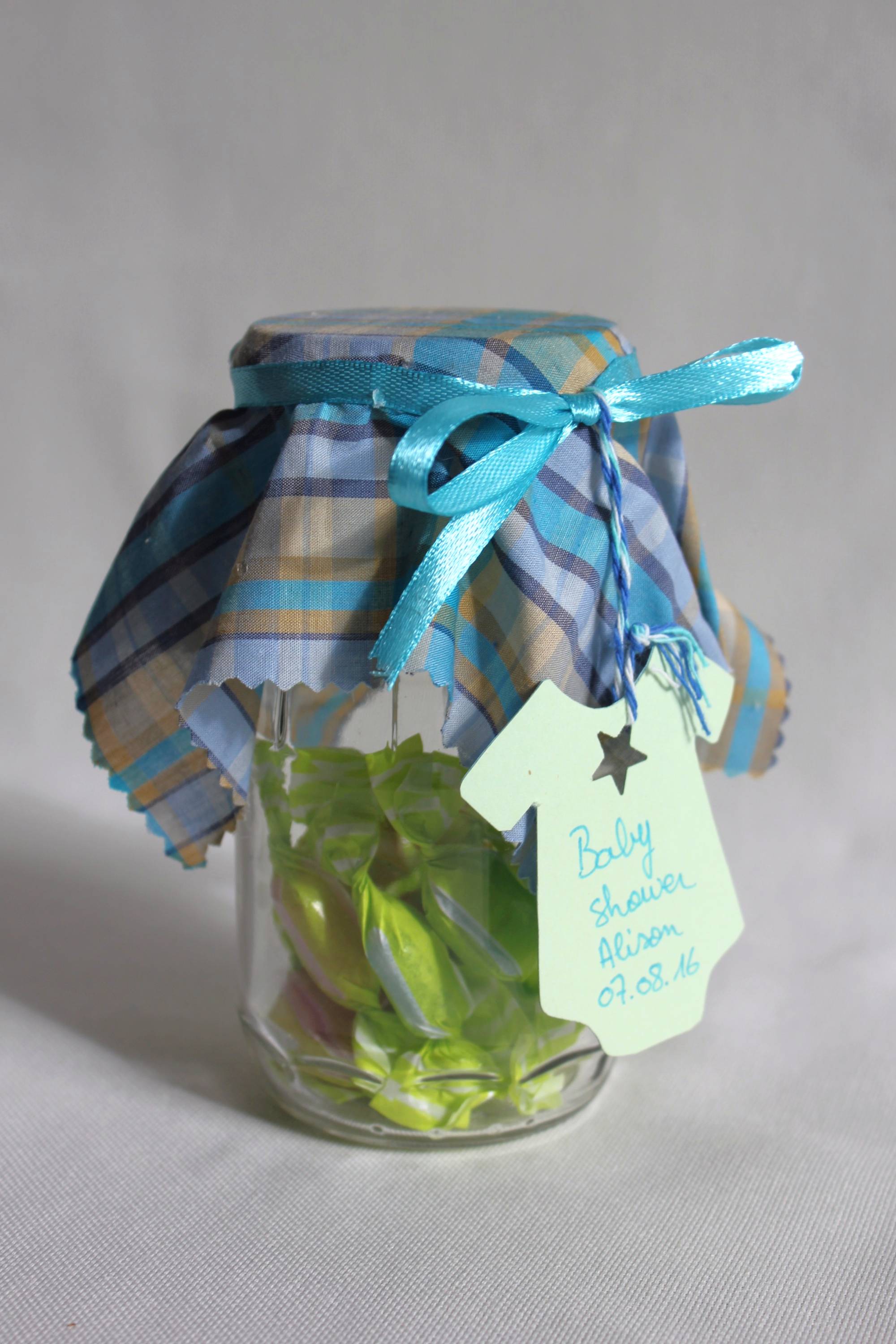 Remerciement candy bar babyshower