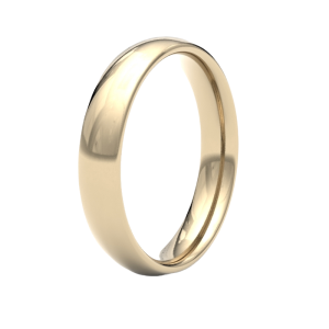 Thumbnail: 18 CT Yellow Gold Court Classic Wedding Band