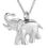 Thumbnail: KAW Essence Elephant Cremation Pendant – Memorial Keepsake Necklace