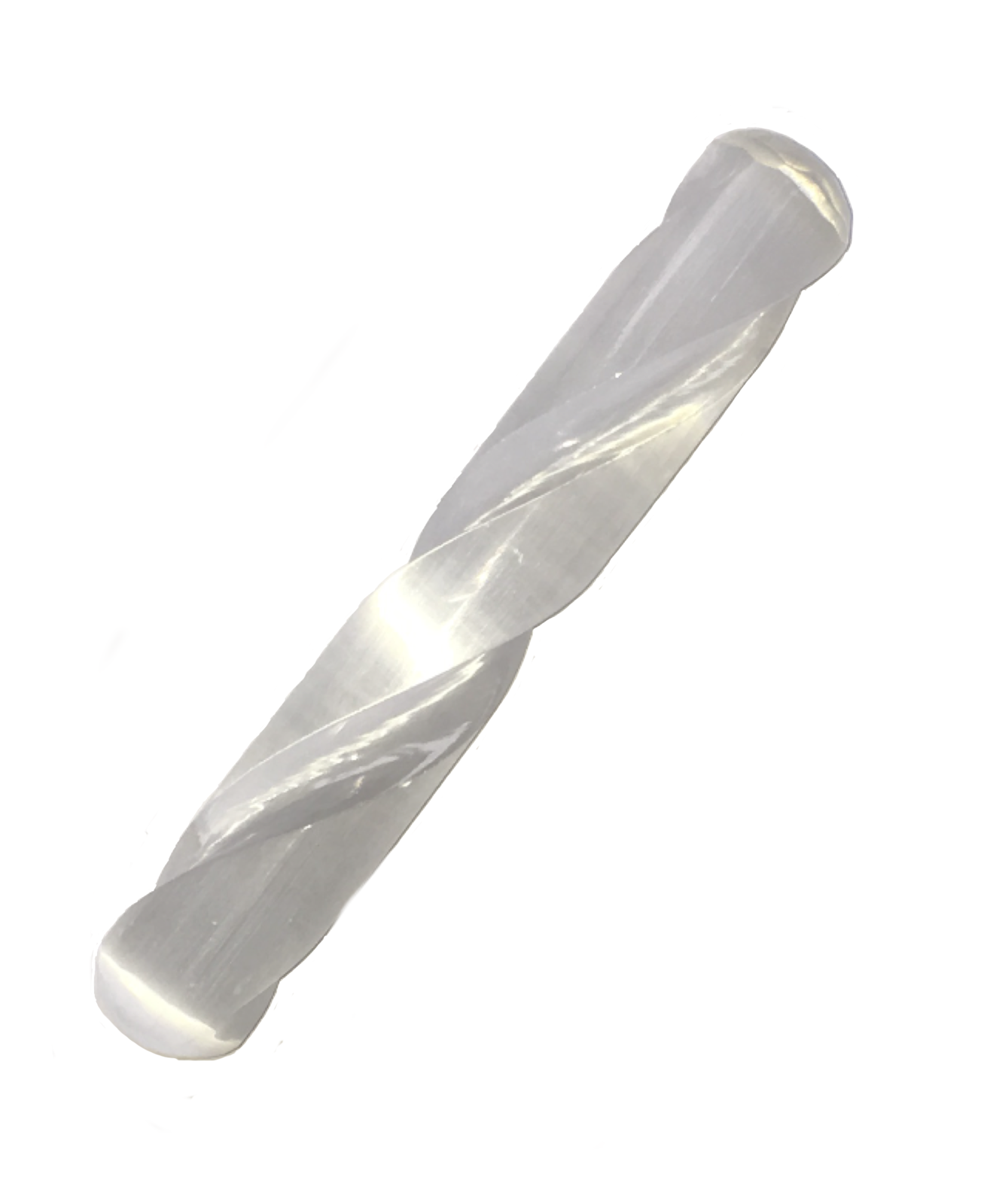 Selenite Crystal Wand : Spiral