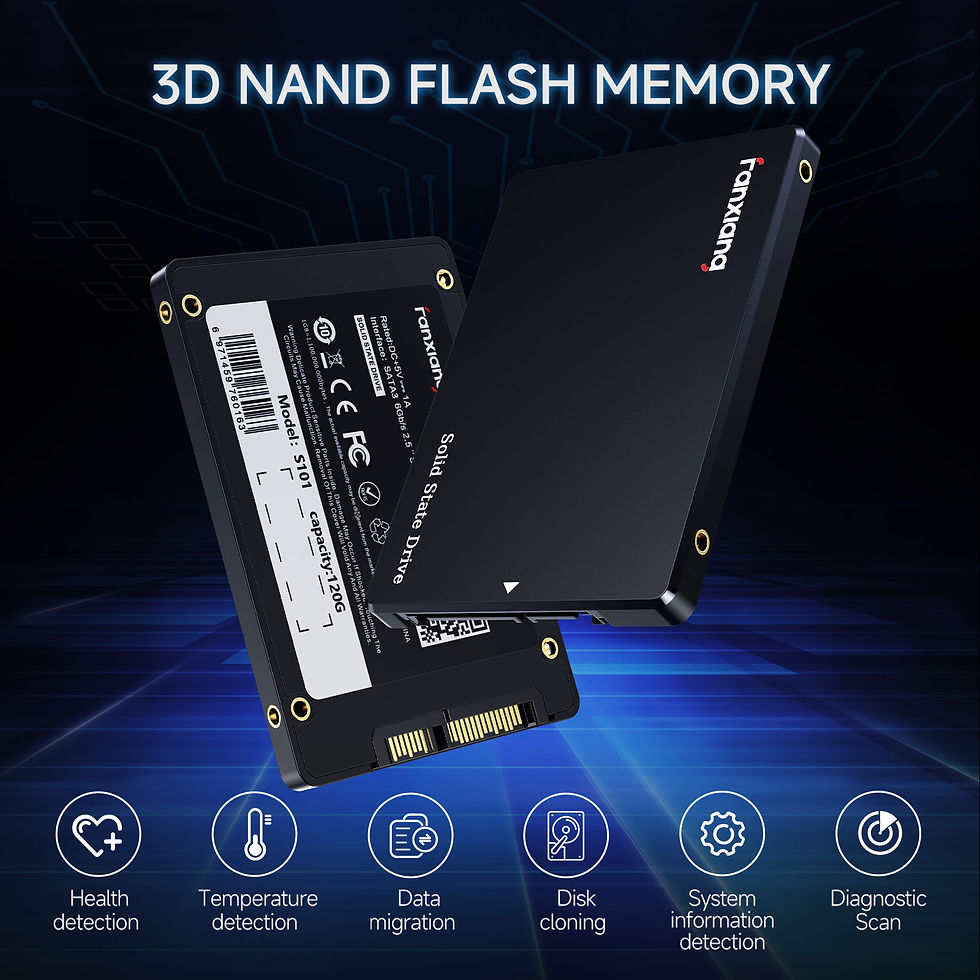 サムネイル： Fanxiang SSD S101Q 2.5 inch SATA SSD 256GB 512GB 1TB 2TB 560MB/s Hard Drive SATA