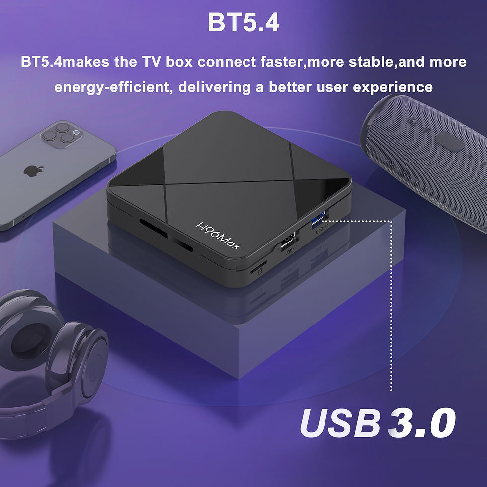 サムネイル： H96 MAX RK3518 TV Box Android14 Smart TV BOX Wifi6 BT5.4 4K Quad-Core Ethernet G